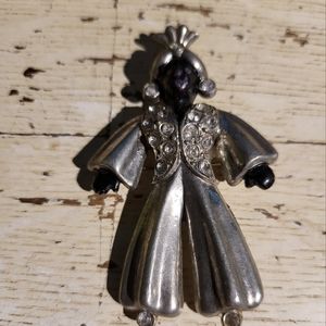 1950s Man With a Turban Brooch